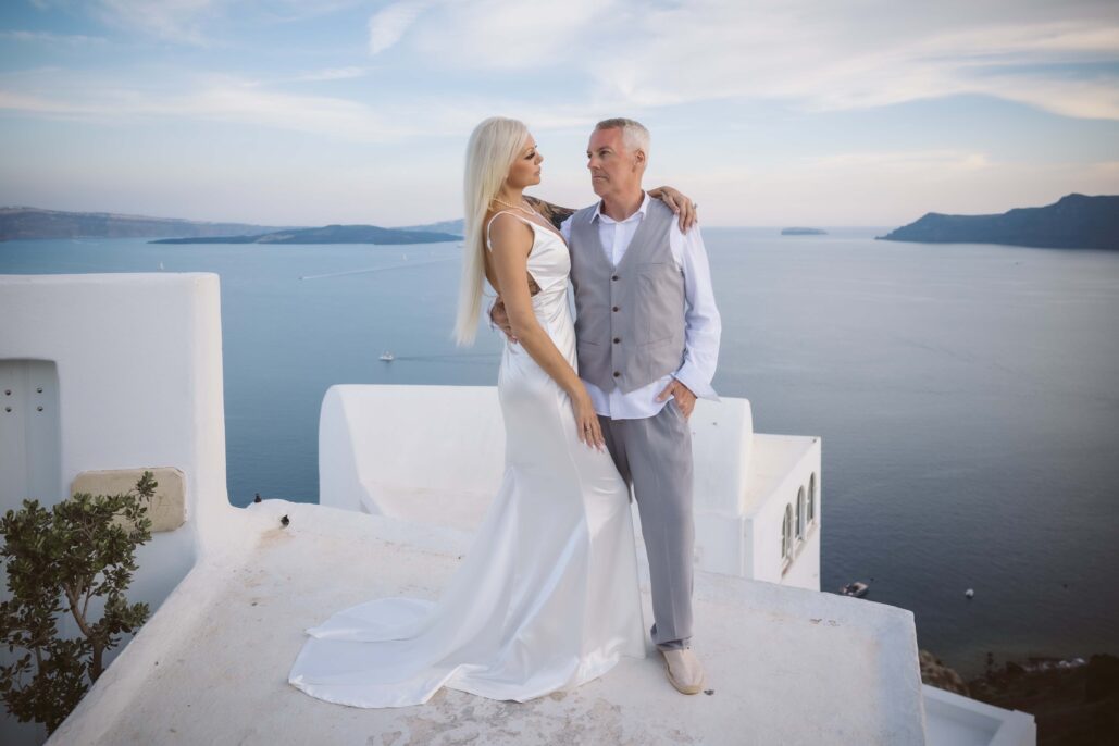 Couple Photoshoot Intimate Santorini