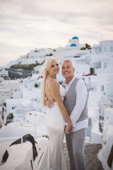 Couple Photoshoot Intimate Santorini