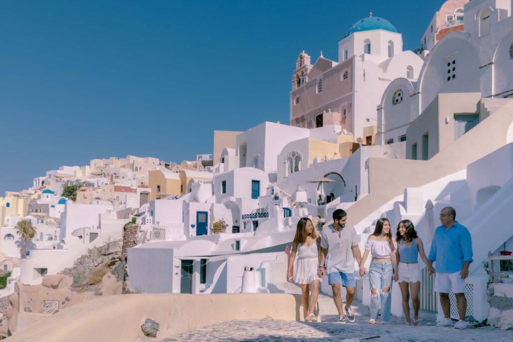 Family Photoshoot Intimate Santorini