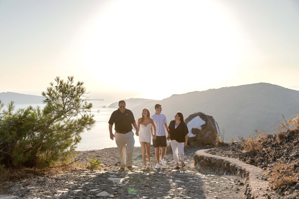 Family Photoshoot Intimate Santorini