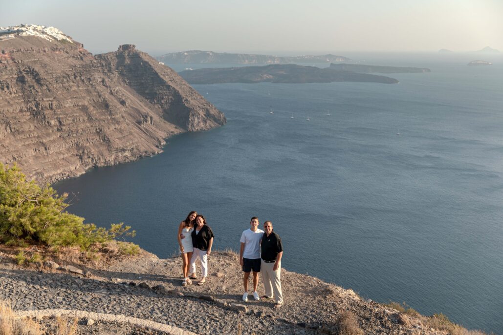 Family Photoshoot Intimate Santorini