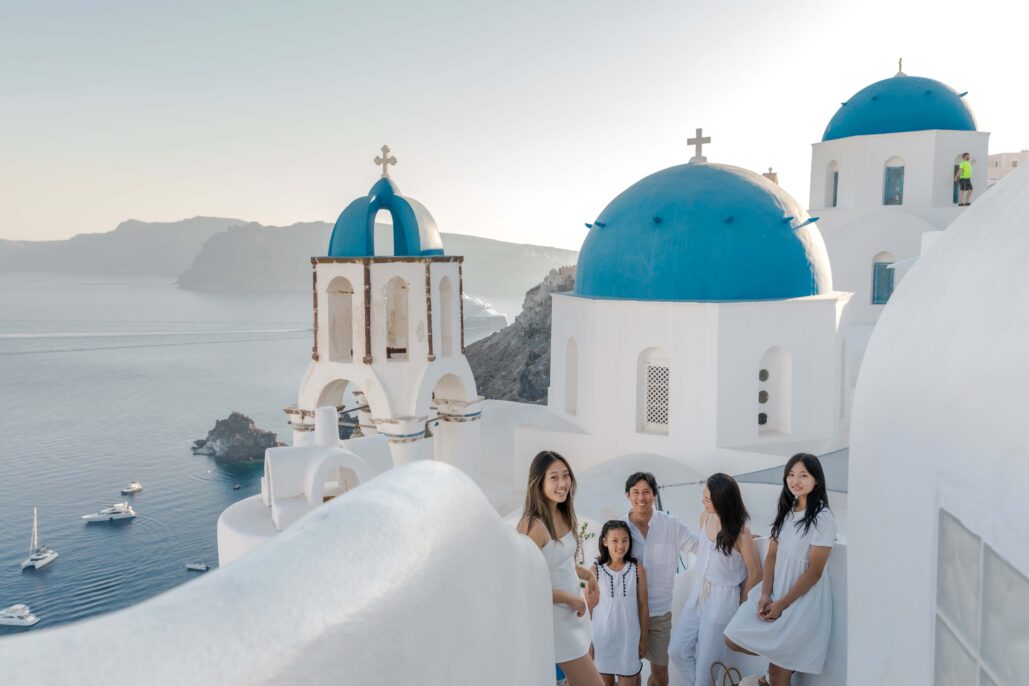 Family Photoshoot Intimate Santorini