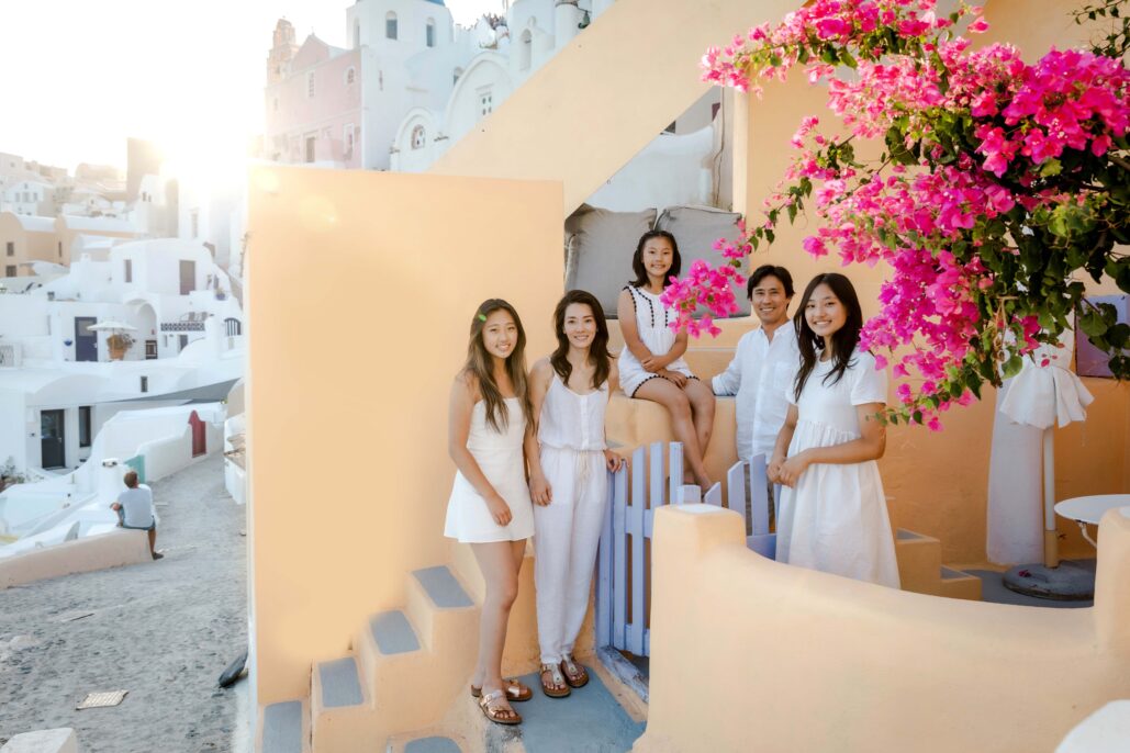 Family Photoshoot Intimate Santorini
