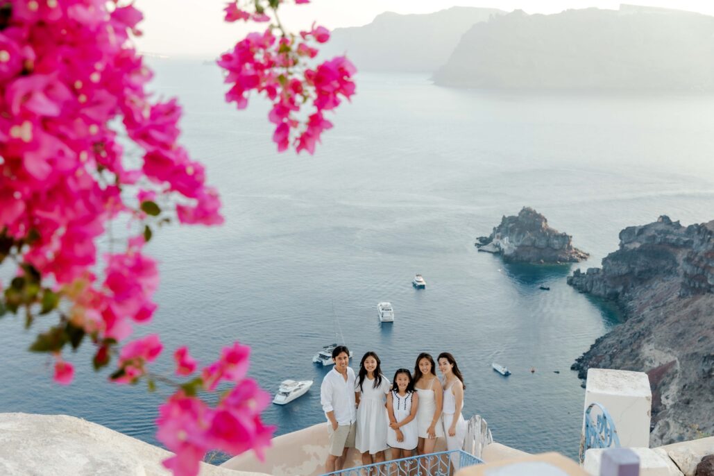 Family Photoshoot Intimate Santorini