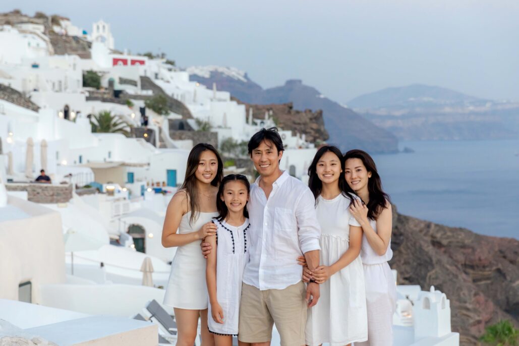 Family Photoshoot Intimate Santorini