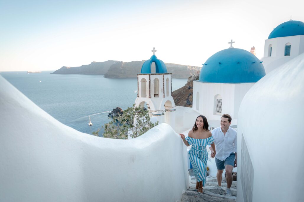 Couple Photoshoot Intimate Santorini