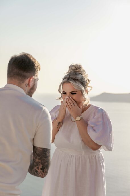 Proposal Photoshoot Intimate Santorini