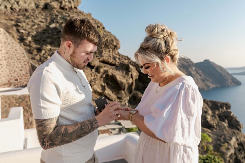 Proposal Photoshoot Intimate Santorini