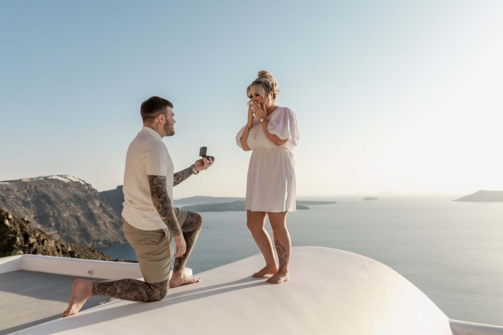 Proposal Photoshoot Intimate Santorini