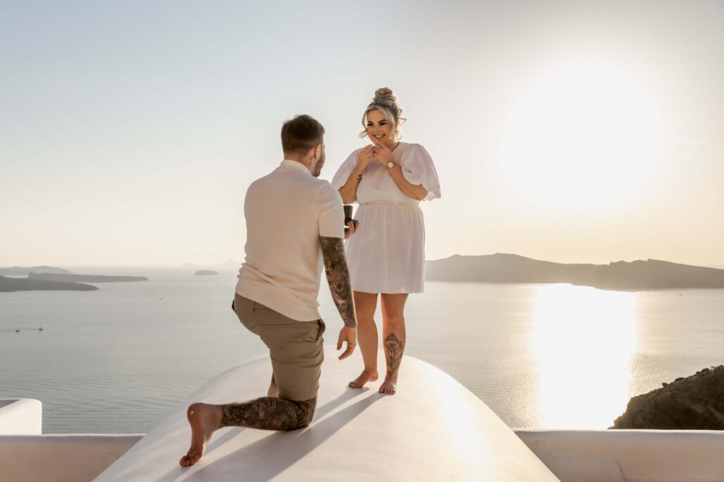 Proposal Photoshoot Intimate Santorini