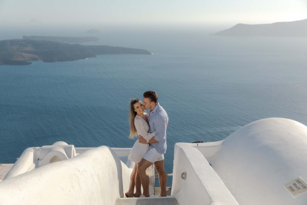 Couple Photoshoot Intimate Santorini