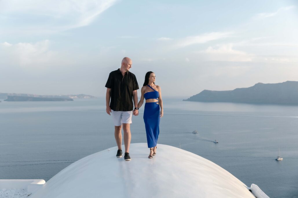 Couple Photoshoot Intimate Santorini