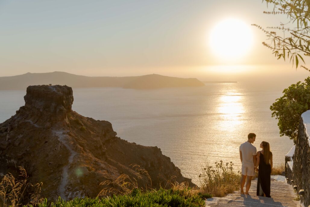 Couple Photoshoot Intimate Santorini