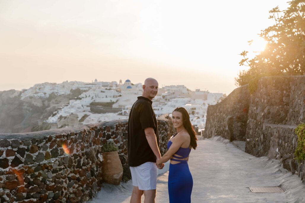 Couple Photoshoot Intimate Santorini