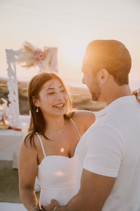 Proposal Photoshoot Intimate Santorini