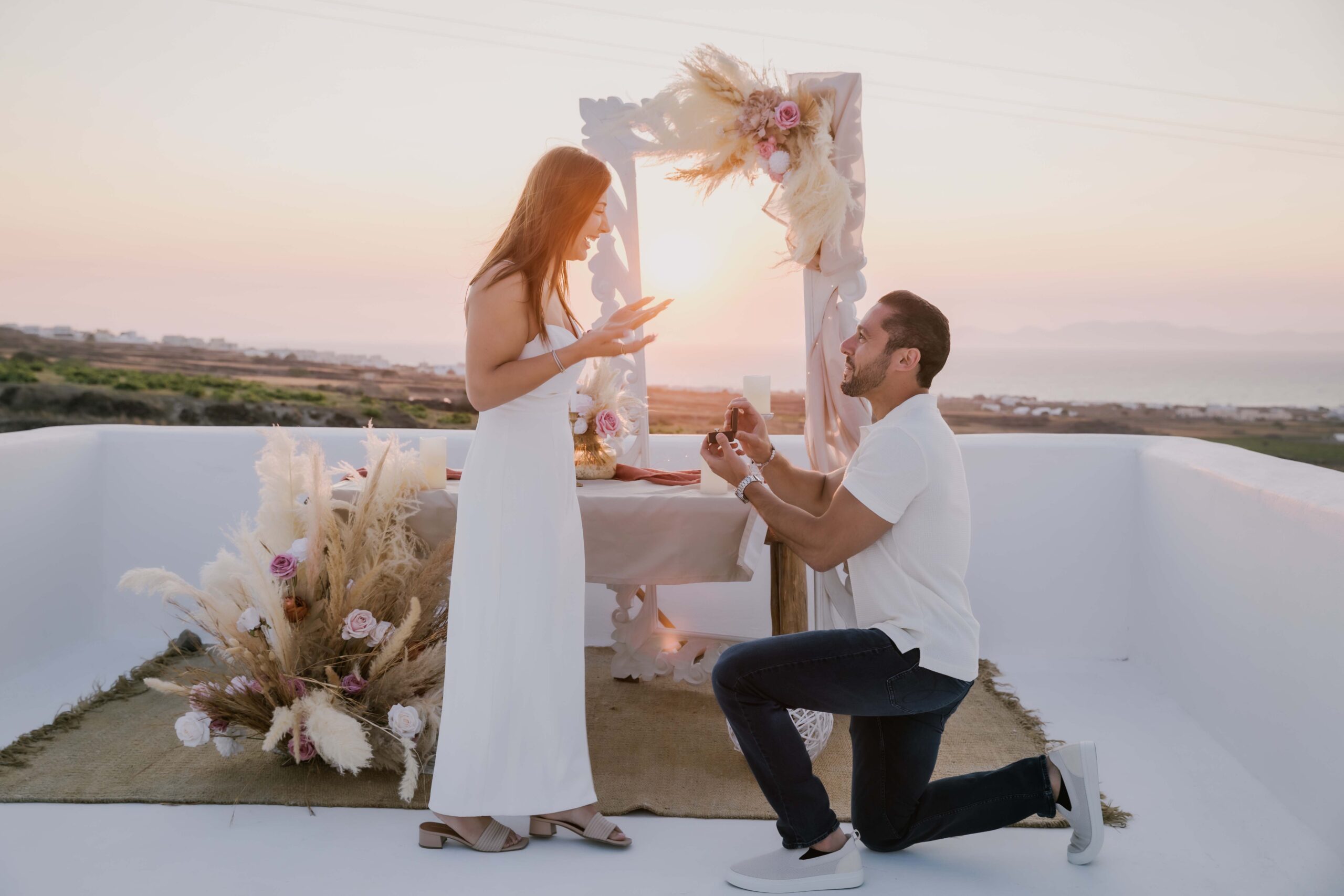 Proposal Photo Shoot in Santorini