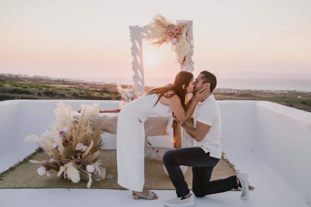 Proposal Photoshoot Intimate Santorini