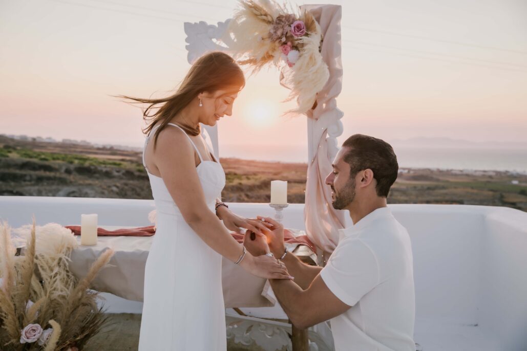 Proposal Photoshoot Intimate Santorini