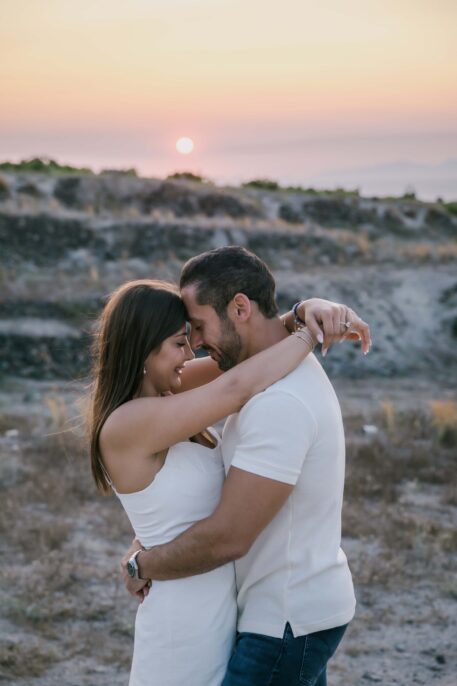 Proposal Photoshoot Intimate Santorini