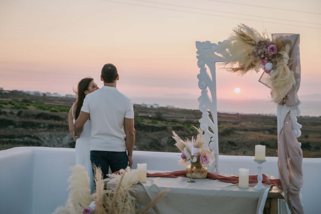 Proposal Photoshoot Intimate Santorini