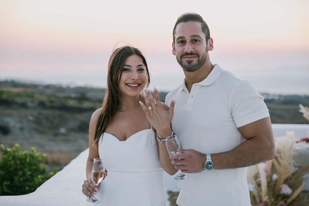 Proposal Photoshoot Intimate Santorini