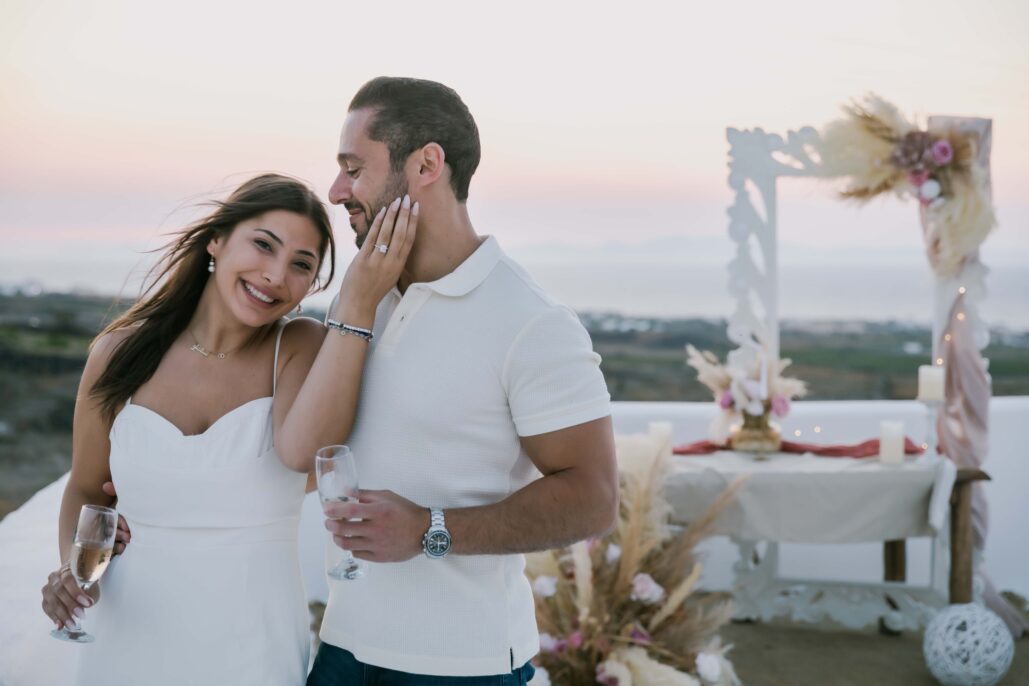 Proposal Photoshoot Intimate Santorini