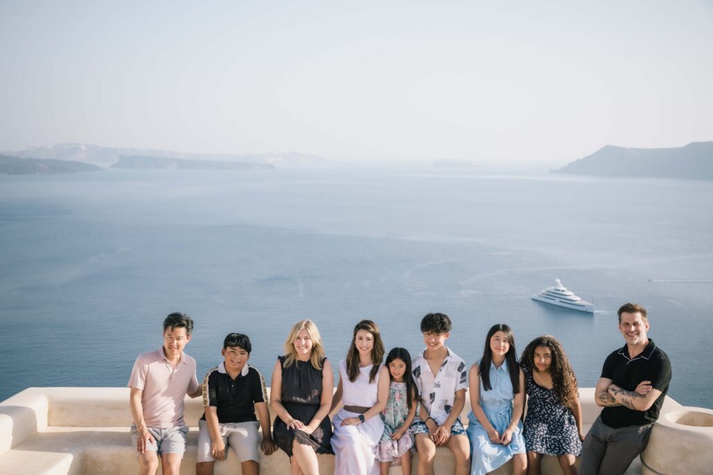 Family Photoshoot Intimate Santorini
