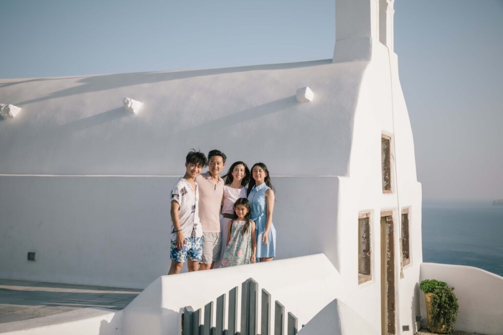 Family Photoshoot Intimate Santorini