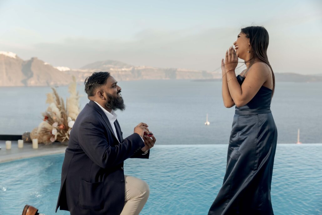Proposal Photoshoot Intimate Santorini