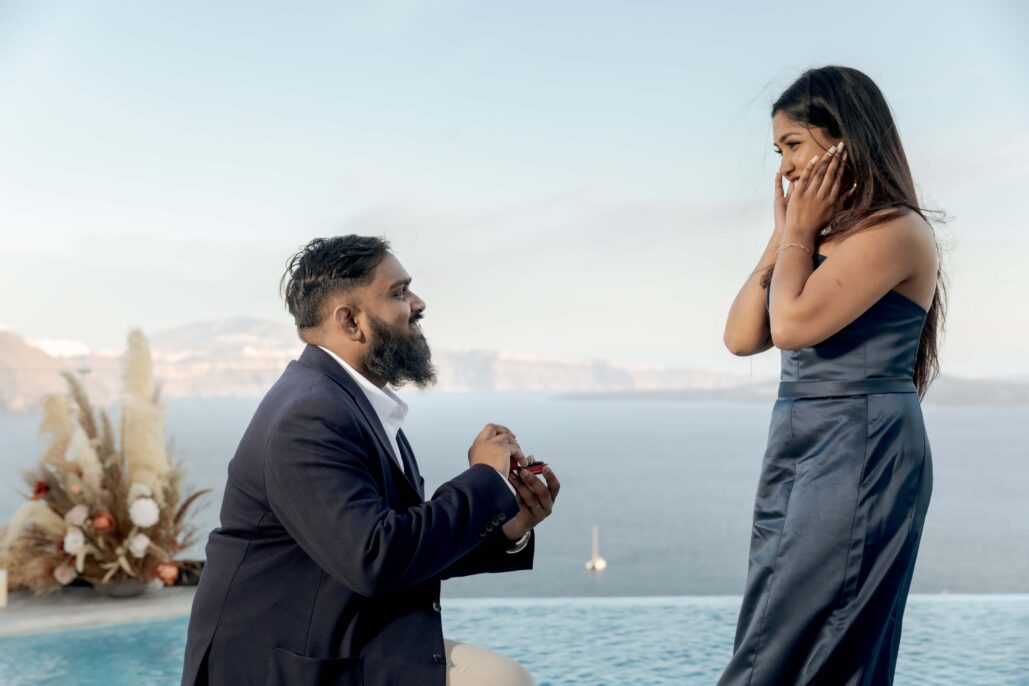 Proposal Photoshoot Intimate Santorini