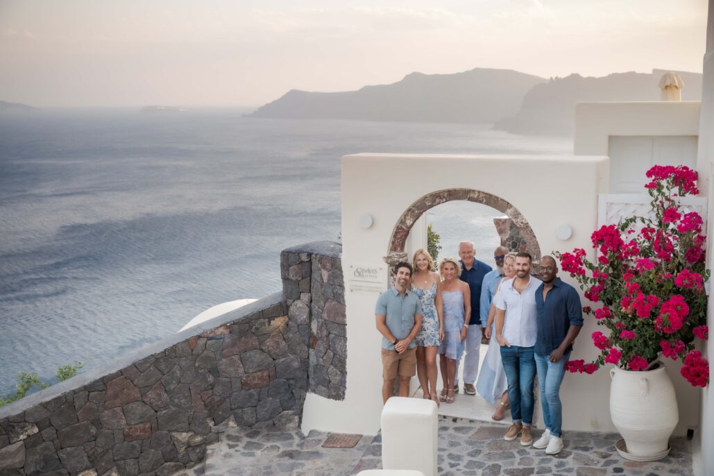Family Photoshoot Intimate Santorini