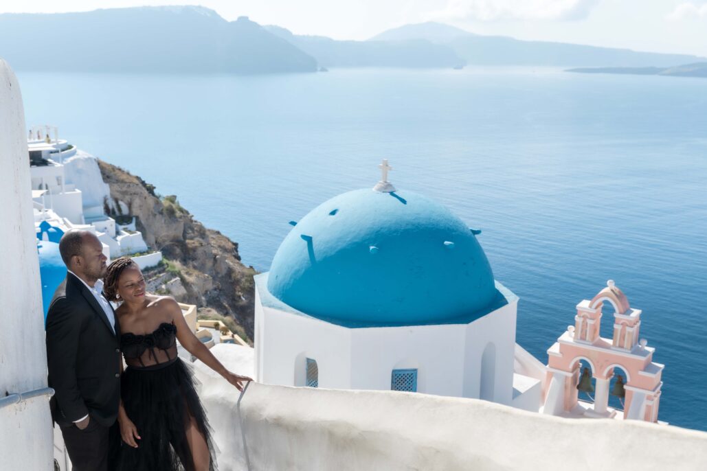 Couple Photoshoot Intimate Santorini
