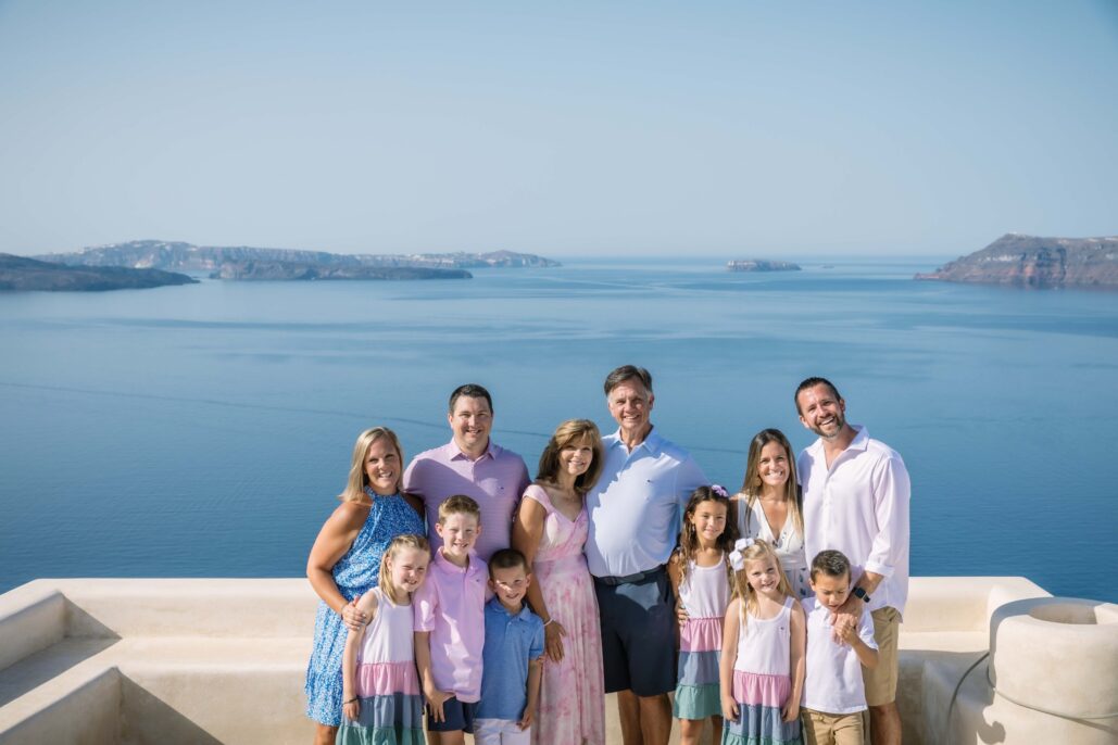 Family Photoshoot Intimate Santorini