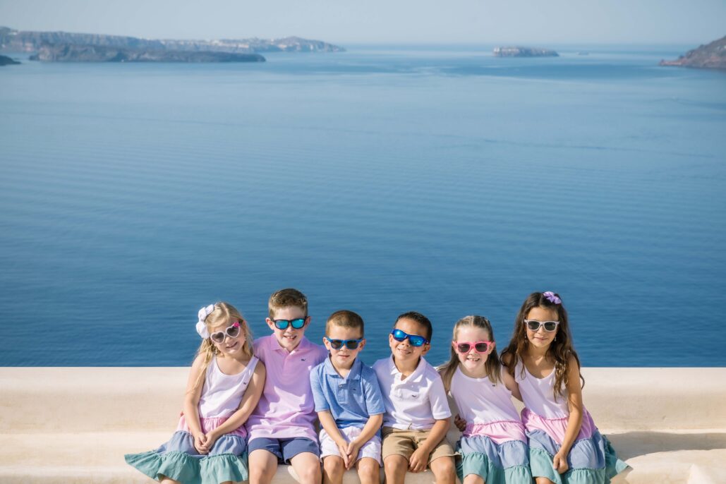 Family Photoshoot Intimate Santorini