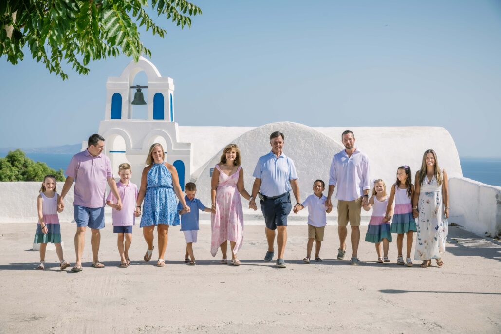 Family Photoshoot Intimate Santorini