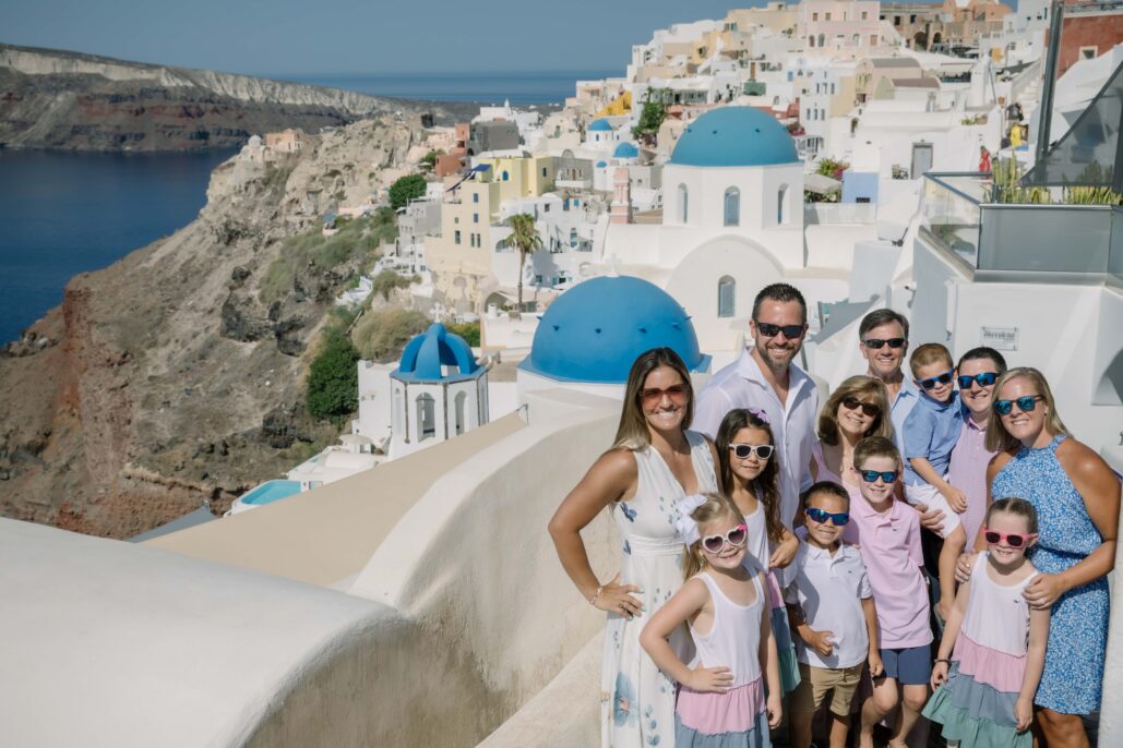Family Photoshoot Intimate Santorini