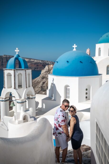 Couple Photoshoot Intimate Santorini