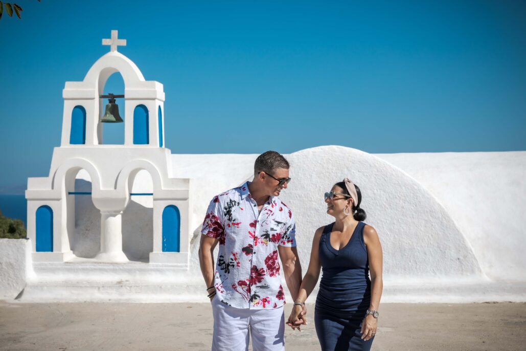 Couple Photoshoot Intimate Santorini