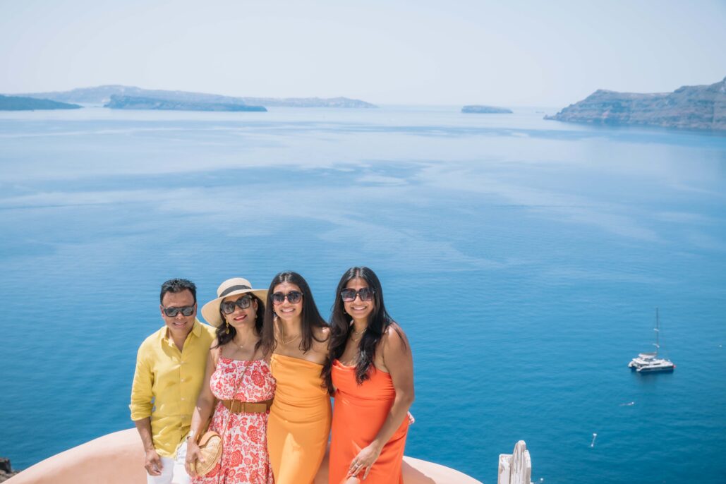 Family Photoshoot Intimate Santorini