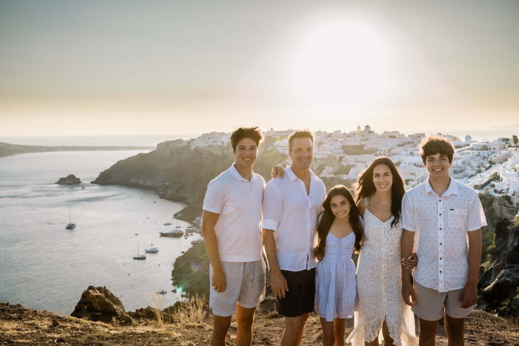 Family Photoshoot Intimate Santorini