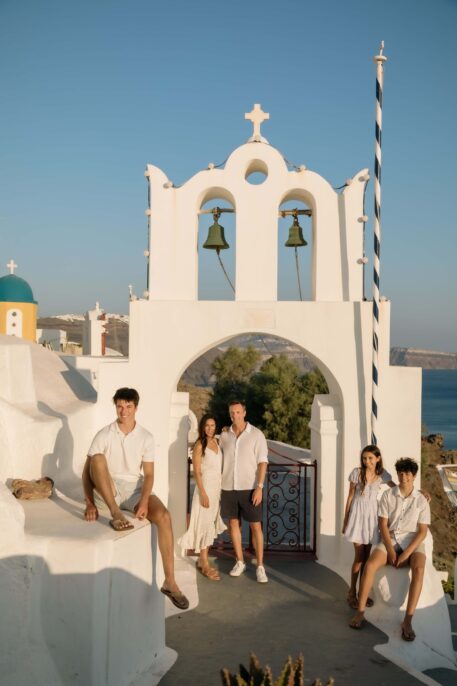 Family Photoshoot Intimate Santorini