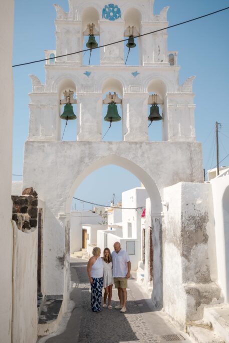 Family Photoshoot Intimate Santorini