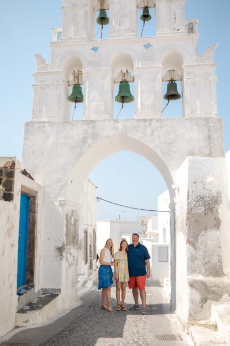 Family Photoshoot Intimate Santorini