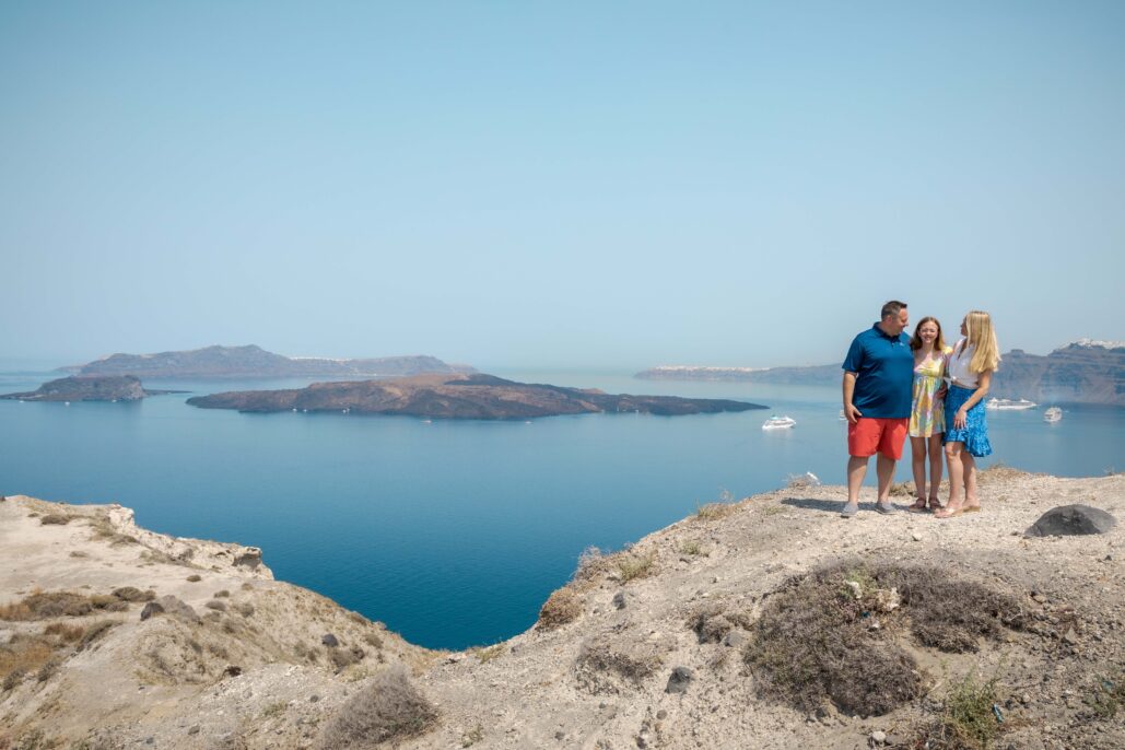 Family Photoshoot Intimate Santorini