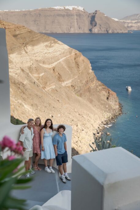 Family Photoshoot Intimate Santorini