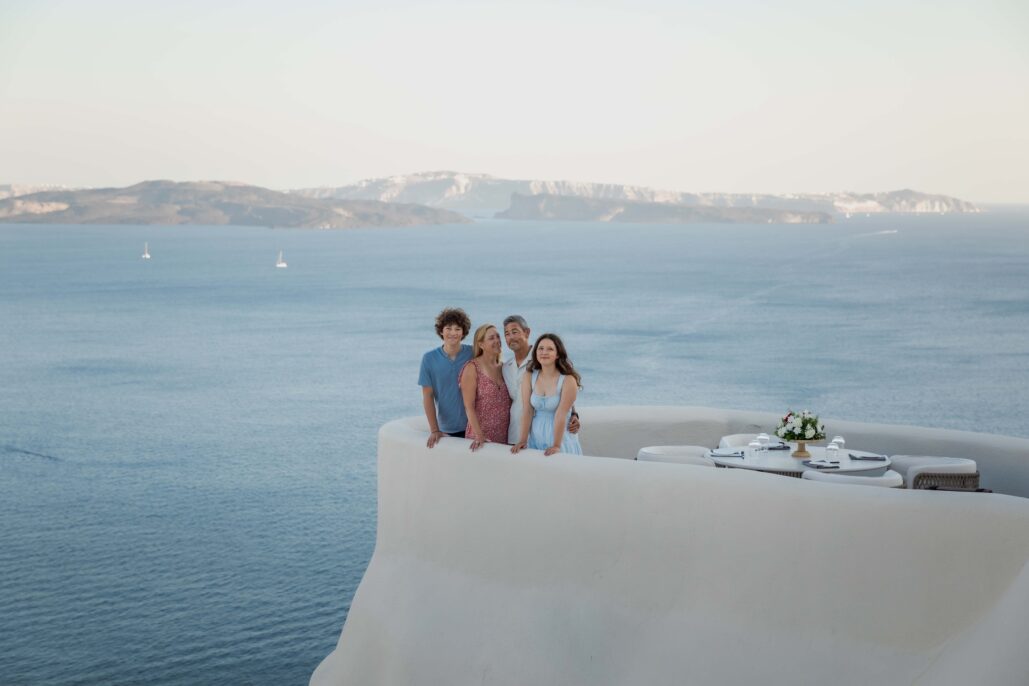Family Photoshoot Intimate Santorini