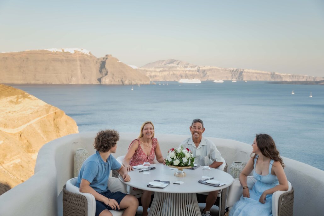 Family Photoshoot Intimate Santorini