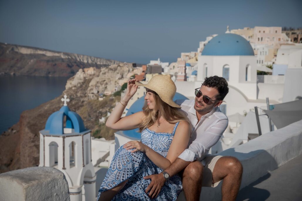 Couple Photoshoot Intimate Santorini