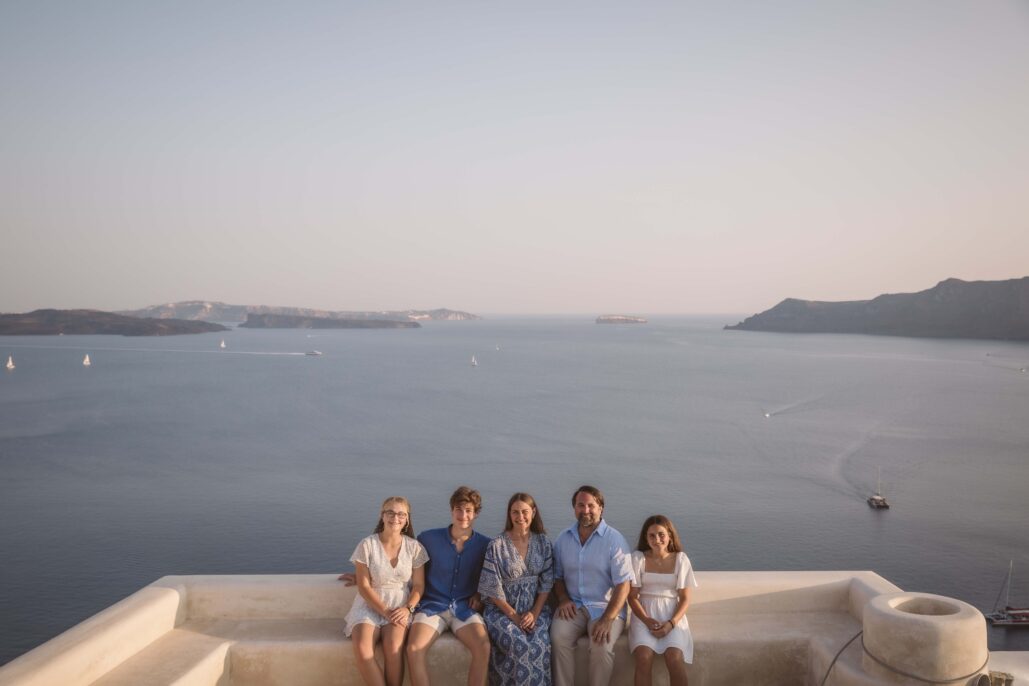 Family Photoshoot Intimate Santorini