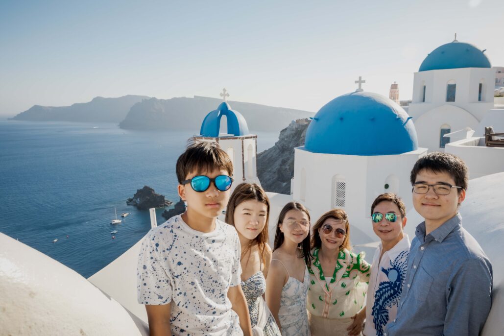 Family Photoshoot Intimate Santorini